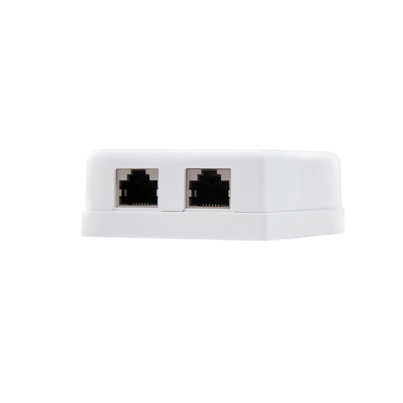 Roseta de superficie rj45 nanocable 10.21.1102 - cat 5e ftp - 2 tomas - color blanco