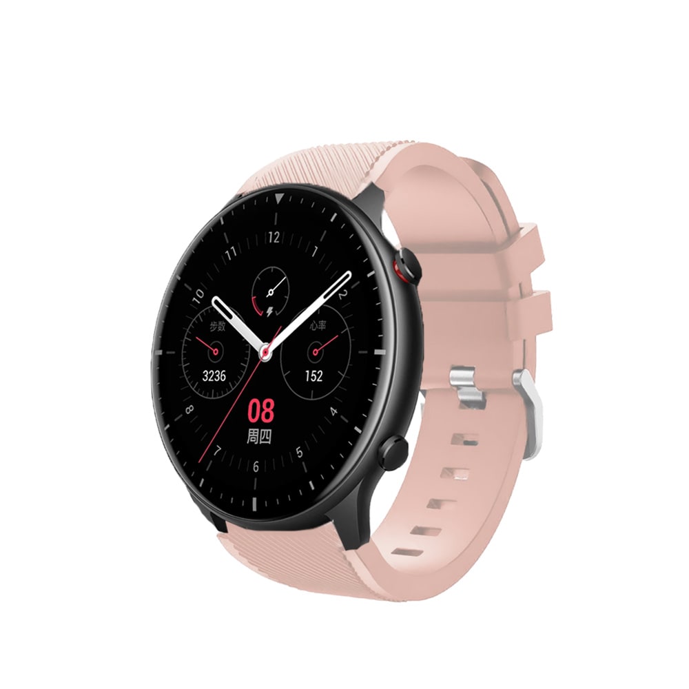 Correas de silicona para Amazfit GTR GTR 2 GTR 3 GTR 4 GTR 2e pulseras de colores para reloj inteligente smartwatch, tejido suave impermeable cierre con hebilla