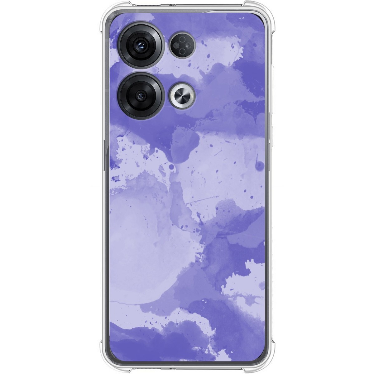Funda Silicona Antigolpes para Oppo Reno 8 Pro 5G diseño Acuarela 01 Dibujos