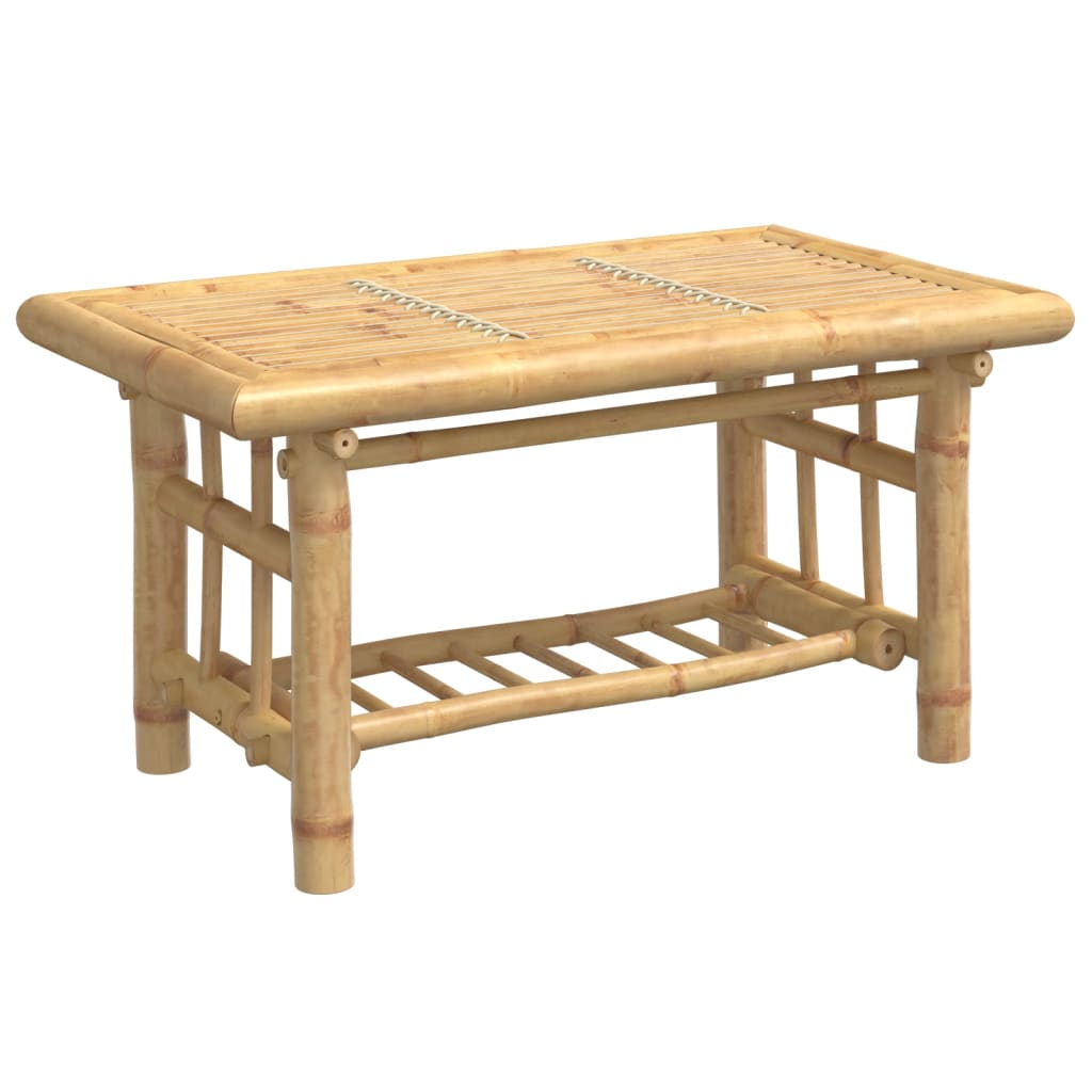 Vidaxl Mesa de Centro de Bambú 90 X 50 X 45 Cm