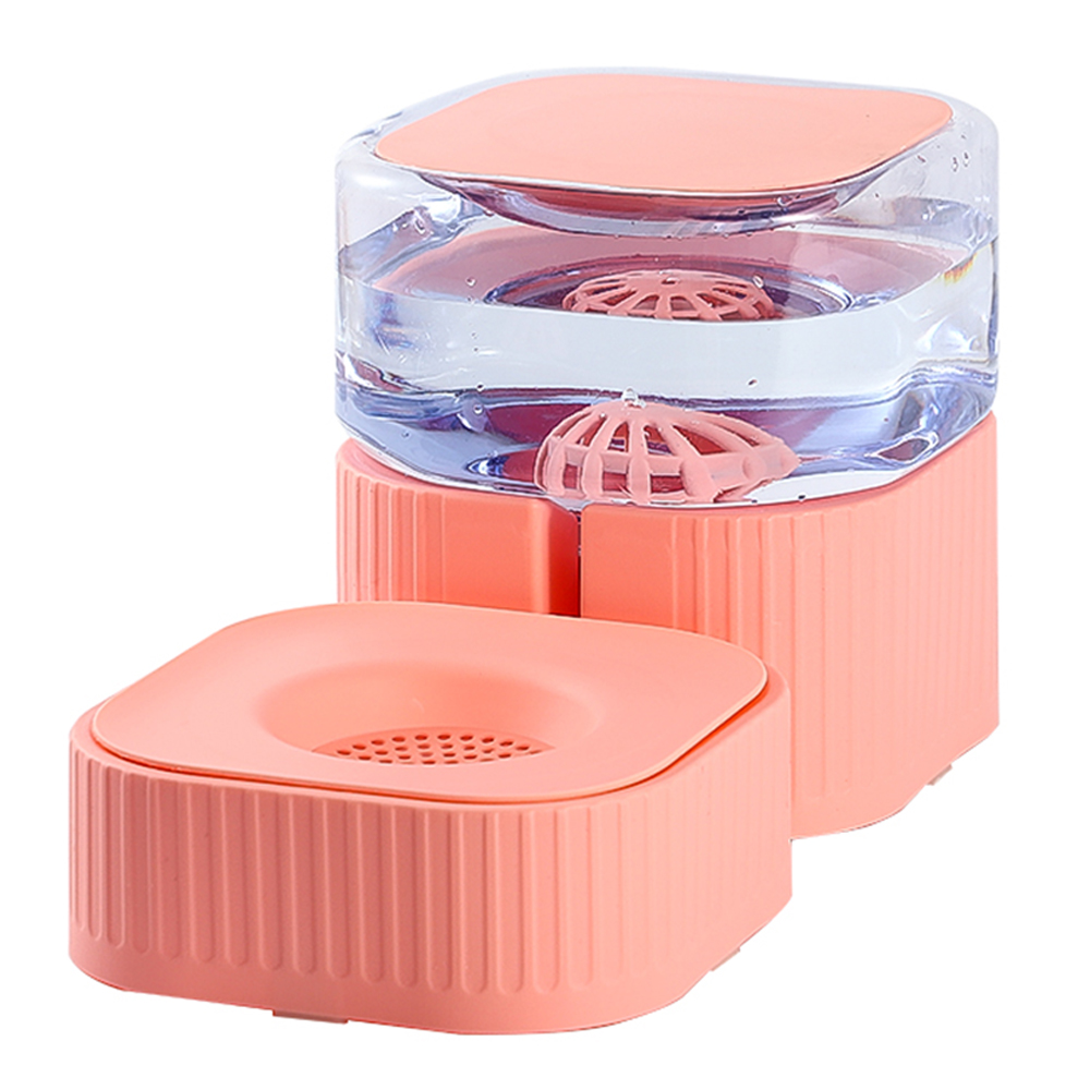 Bebedero Automático para Mascotas Perro Gatos Fuente de Agua con Diseño de Sifón, Base Antiderrame, Tazón Desmontable y Materiales sin BPA  16.5 x 32.5 x 18.5 cm