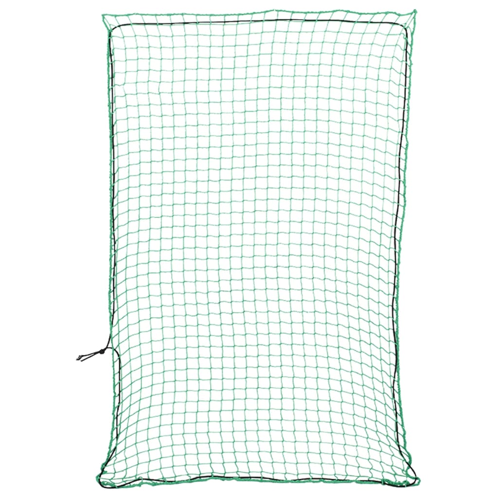 vidaXL Red de remolque con cuerda elástica PP 5x3,5 m red de carga Color Blanco,  Negro,  Verde y mas