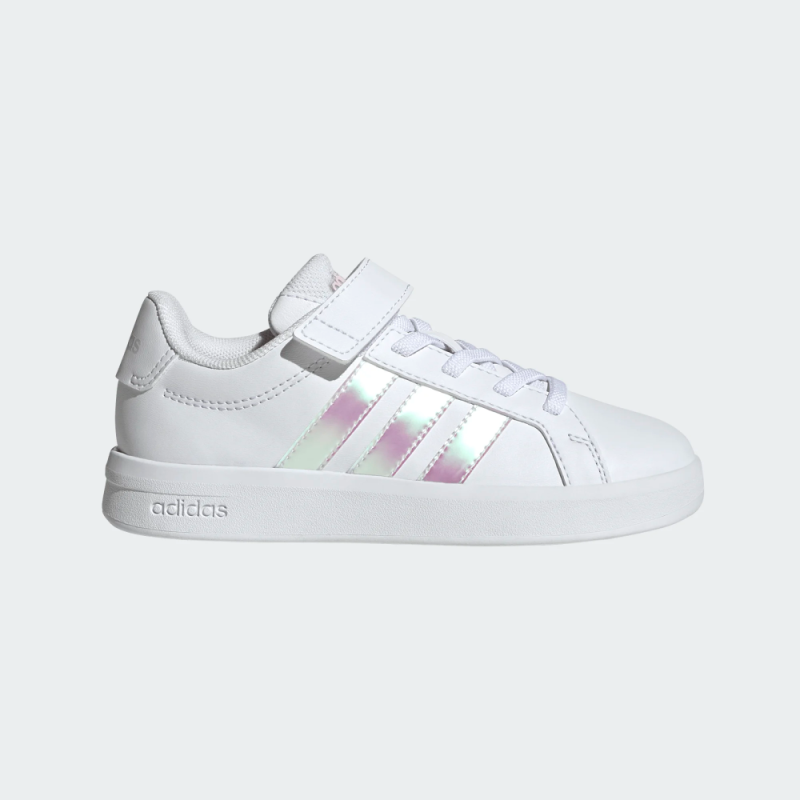 Zapatillas Blancas Adidas Grand Court 3.0 El C Junior Velcro