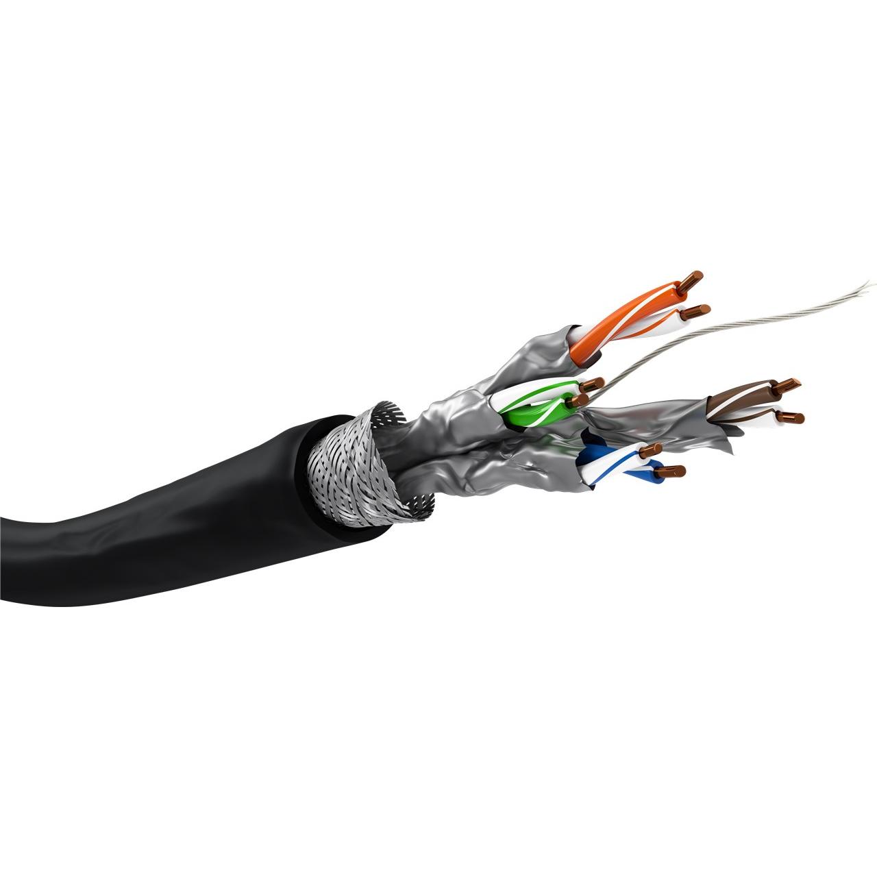 Goobay 52769 cable de red Negro 305 m Cat7 S/FTP (S-STP)