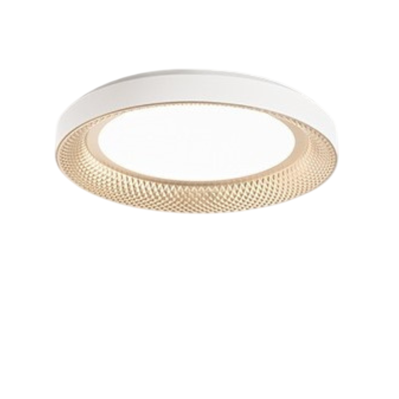 Lámpara de techo LED HIVE en metal dorado mate 40W Perenz ø50cm
