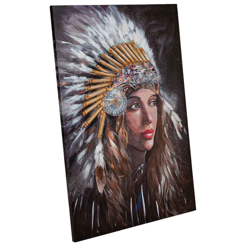 Cuadro Pintado A Mano Con Relieve Gris 120x80x2,5cm, El mejor complemento para tu hogar