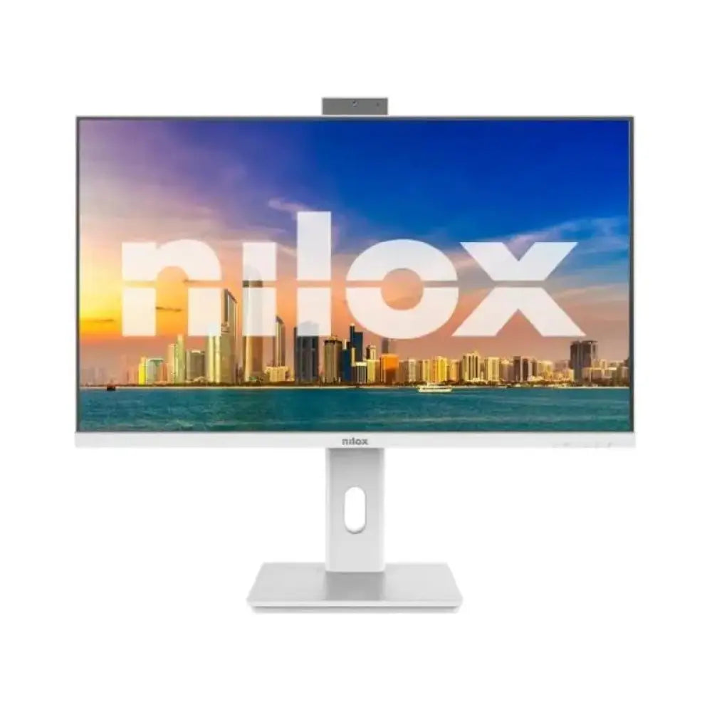 Monitor Nilox NXM27RWEB02W 27" Full HD 120 Hz IPS Blanco Altavoces y Cámara Integrada + HDMI