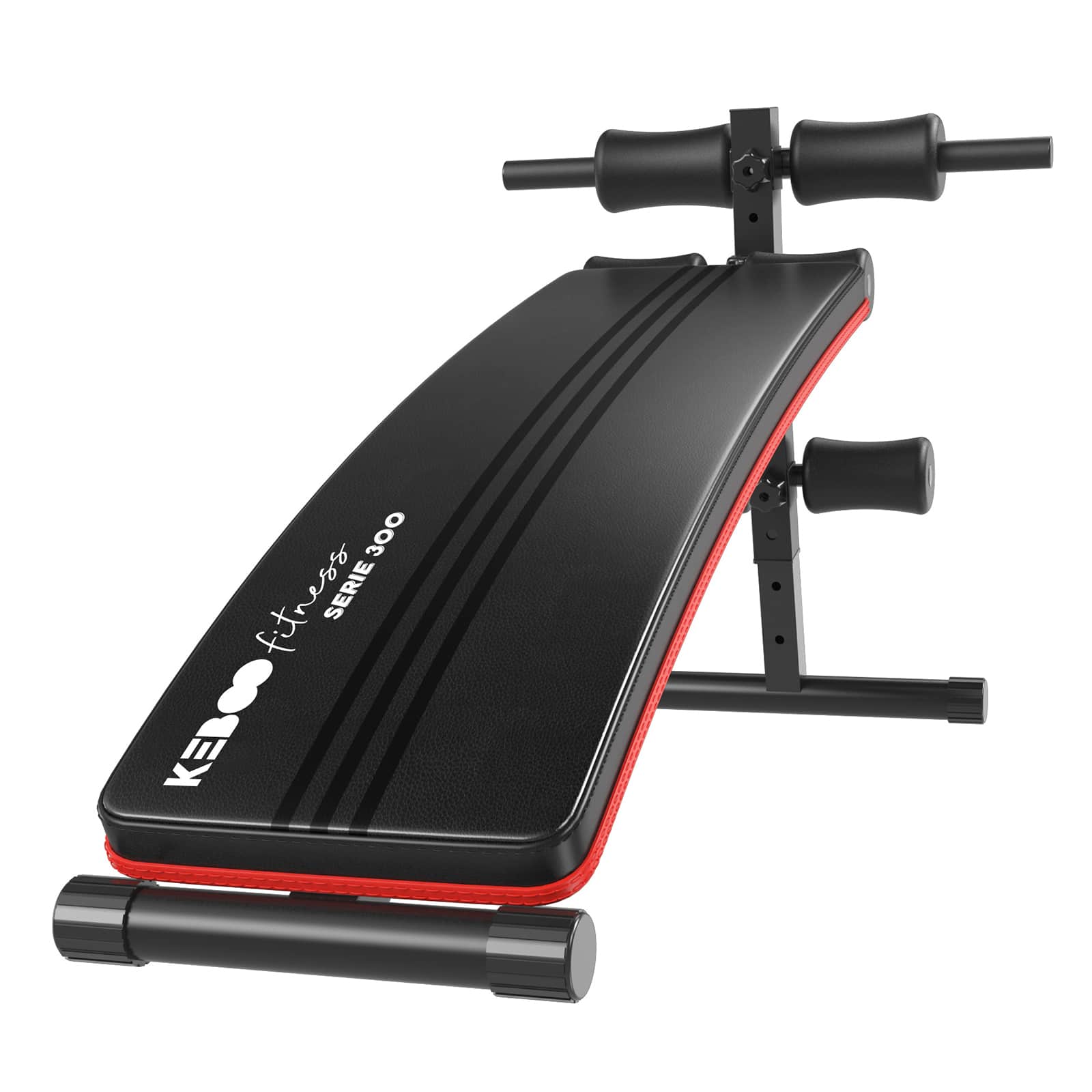 Keboo Banco de Abdominales y Musculación Keboo Fitness Serie 300 y con 5 Posiciones 145x47x70 cm