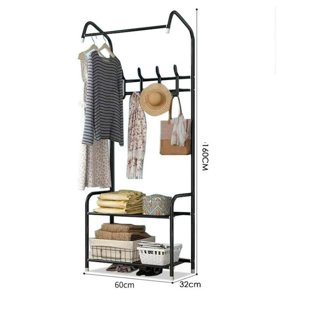 Perchero de pie y Zapatero Pared para Ropa Abrigos Estantería ropa estante zapato armario empotrado organizador zapato armario empotrado organizador Vestíbulo