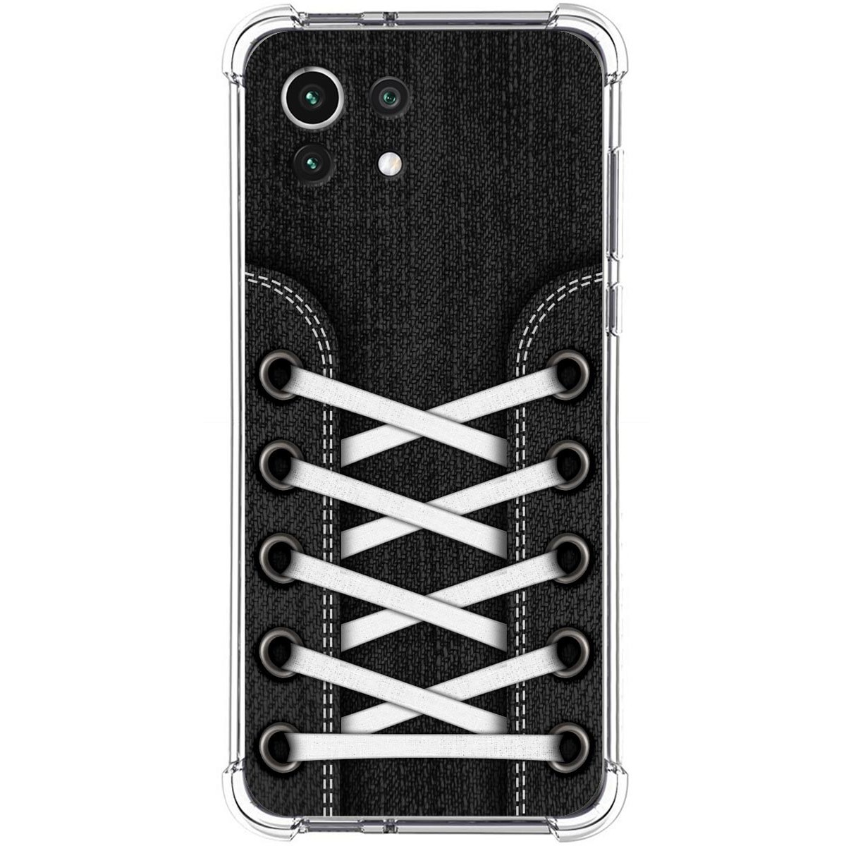 Tumundosmartphone Funda Silicona Antigolpes para Xiaomi Mi 11 Lite 4G / 5G / 5G NE diseño Zapatillas 02 Dibujos