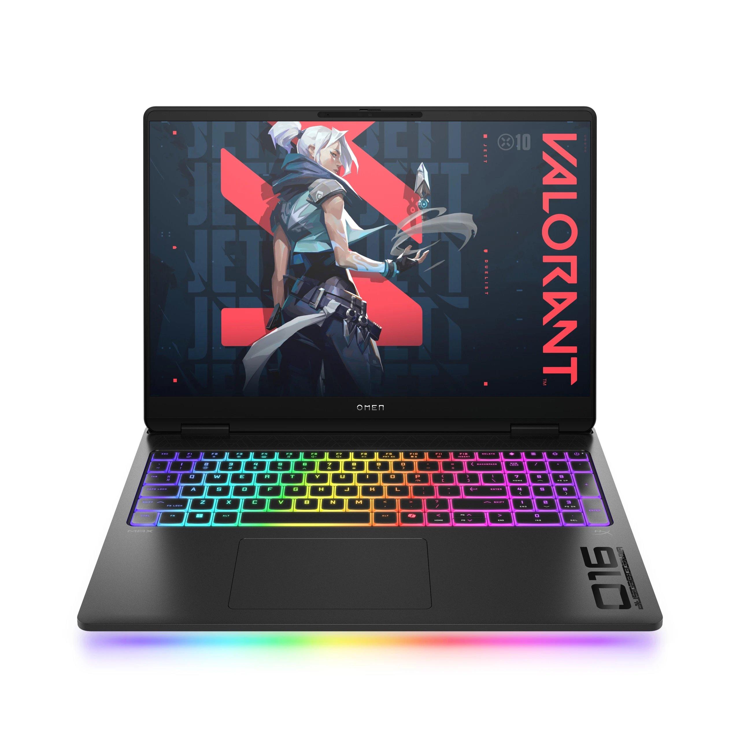 Pc portátil Intel Core Ultra 9 275HX 16" FreeDOS (Sin S.O.) HP OMEN MAX Gaming Laptop 16 Pantalla táctil Ram 32 GB Disco 1 TB | SSD, AI PC, Procesador potente, Negro