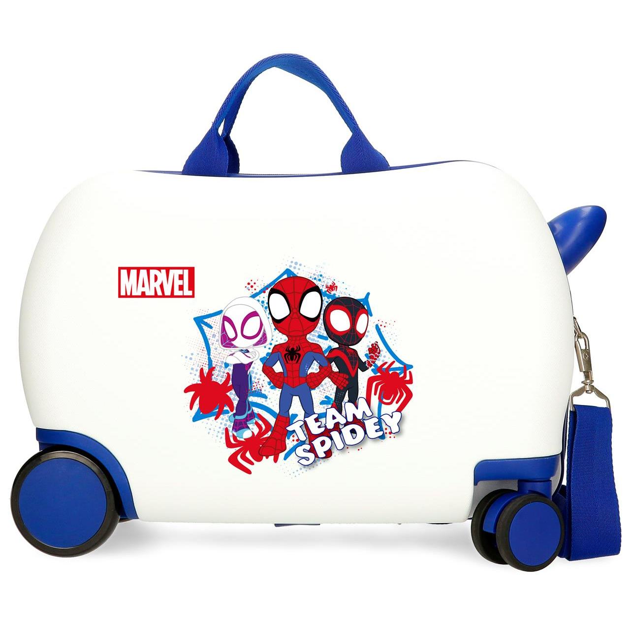 Marvel Maleta Correpasillos ABS Rígida Spidey Team Azul