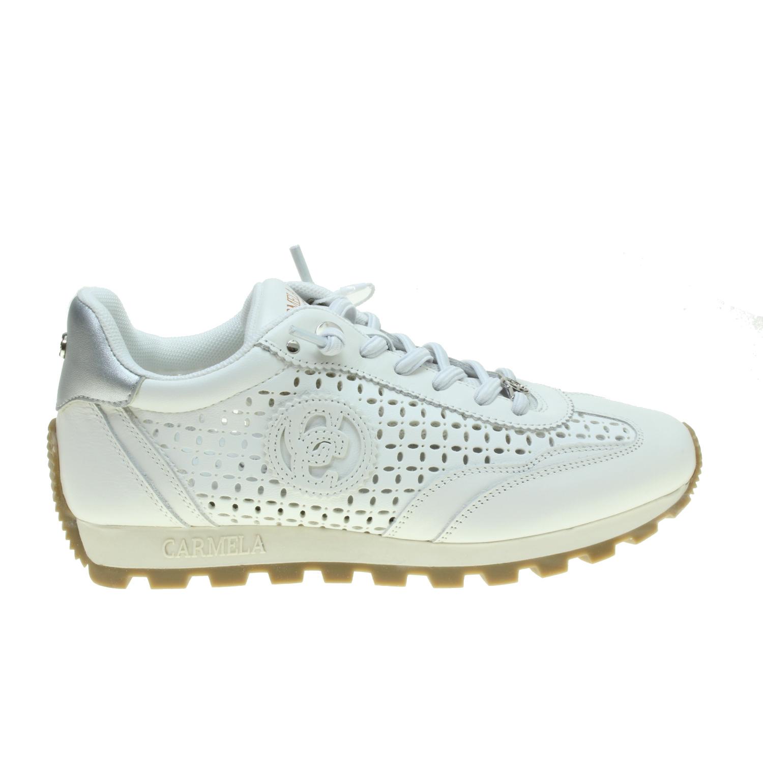 Carmela mod. 163113 - Sneakers multicolor con calado y cordones elasticos