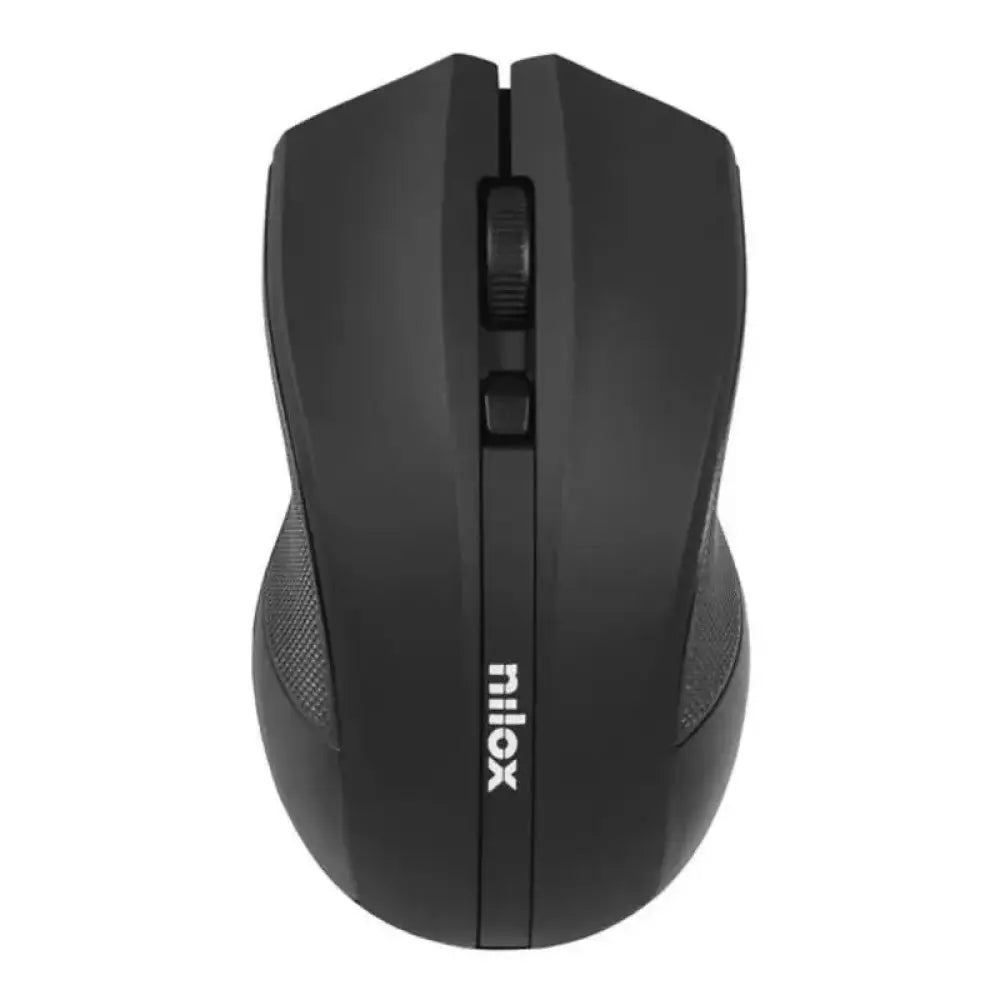 Nilox Ratón Óptico Inalámbrico Ambidestro 1600DPI Negro
