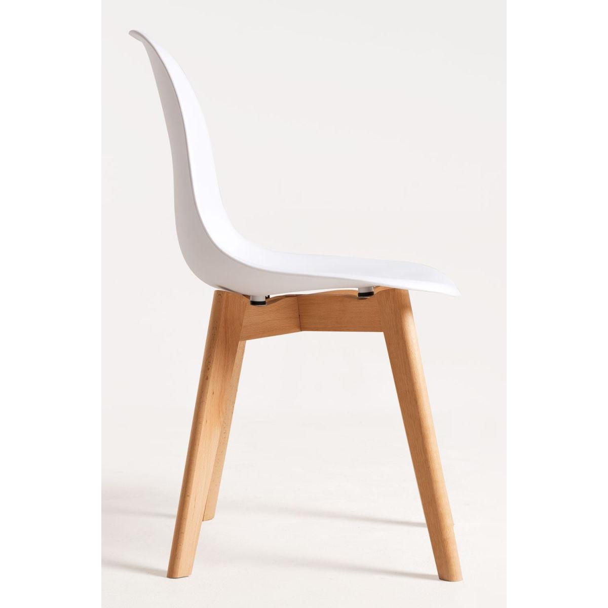 Regalos Miguel - Packs Sillas Comedor - Pack 4 Sillas Kelen - Blanco