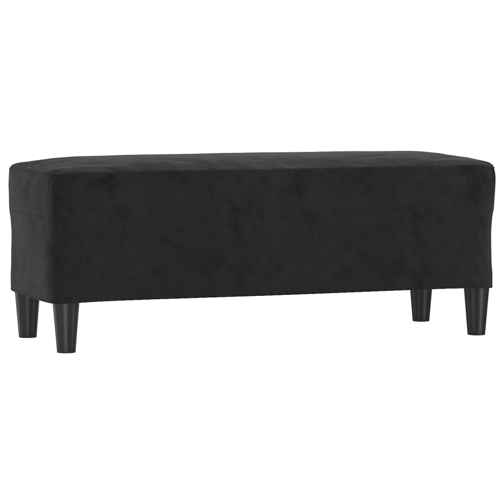 vidaXL Banco de terciopelo 100x35x41 cm en color Rosa/Azul/Negro y más