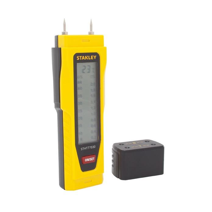 Stanley Medidor de Humedad con Doble Escala de Medición y Pantalla LCD Iluminada