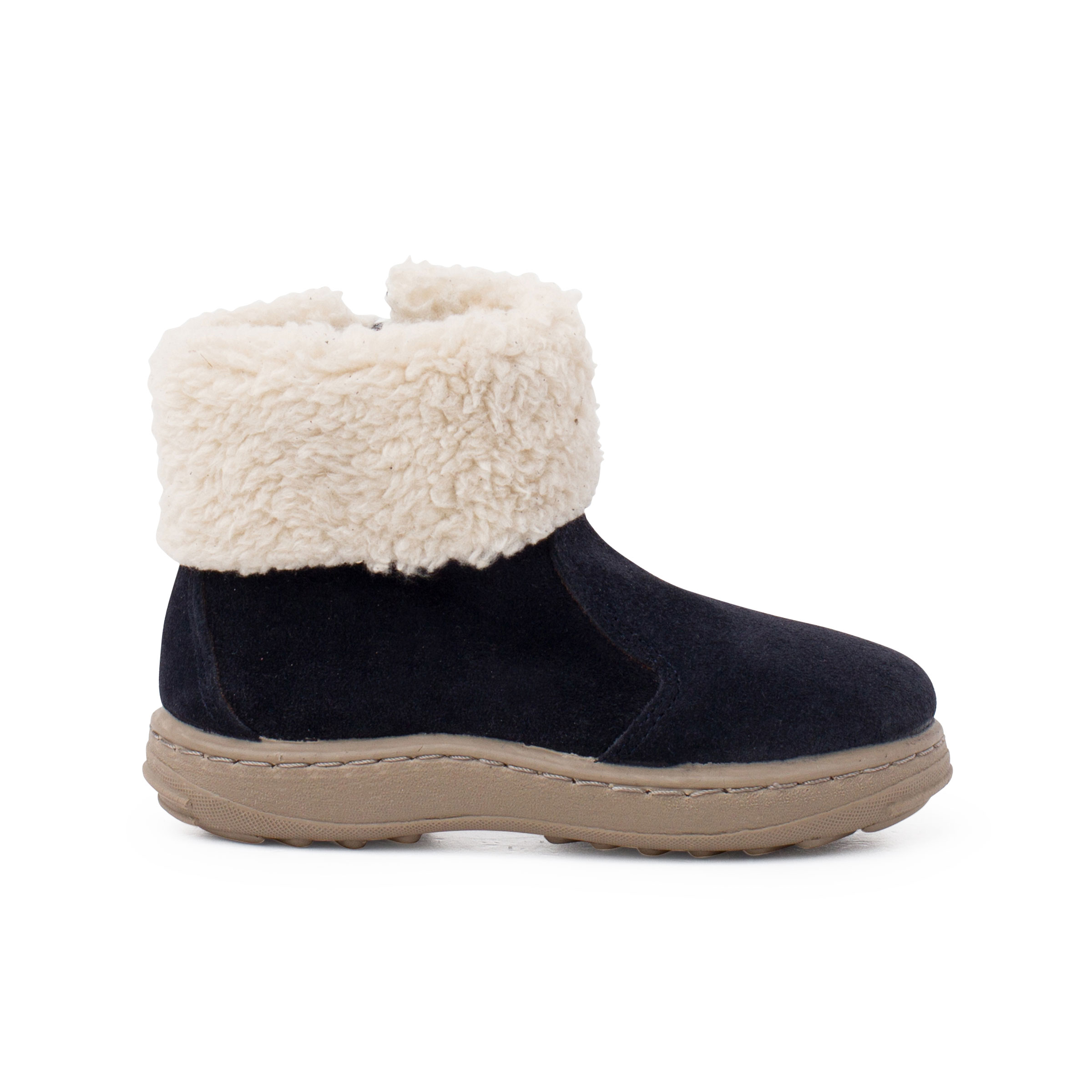 Pisamonas botas suela sport cremallera y borrego