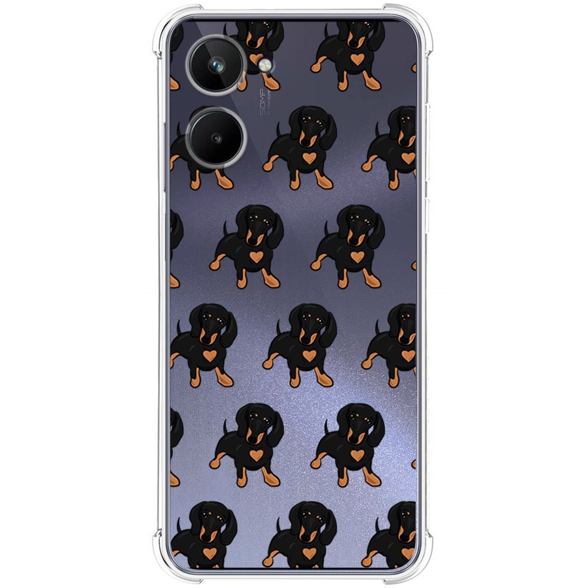 Funda Silicona Antigolpes para Realme 10 4G diseño Perros 10 Dibujos