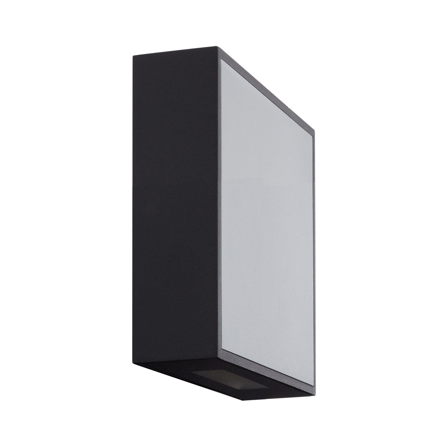Ledkia Aplique de Pared Exterior LED 6W Aluminio Roma Gris 3000K Blanco Cálido