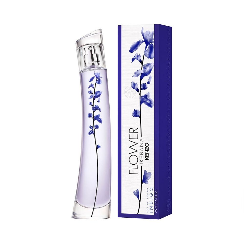Kenzo - Flower Ikebana Indigo Eau de Parfum Mujer 75 Ml. | Delicadeza Floral, Aura Empolvada y Calidez Envolvente 🌸✨