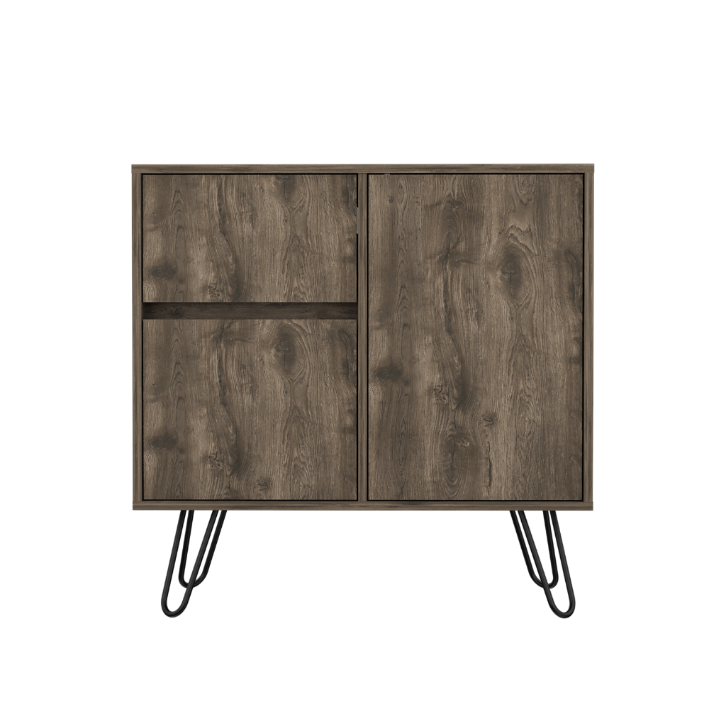 TUHOME Aparador de salón Z80 Andora, con gabinete, Bellota Madera manufacturada Salón-Aparador