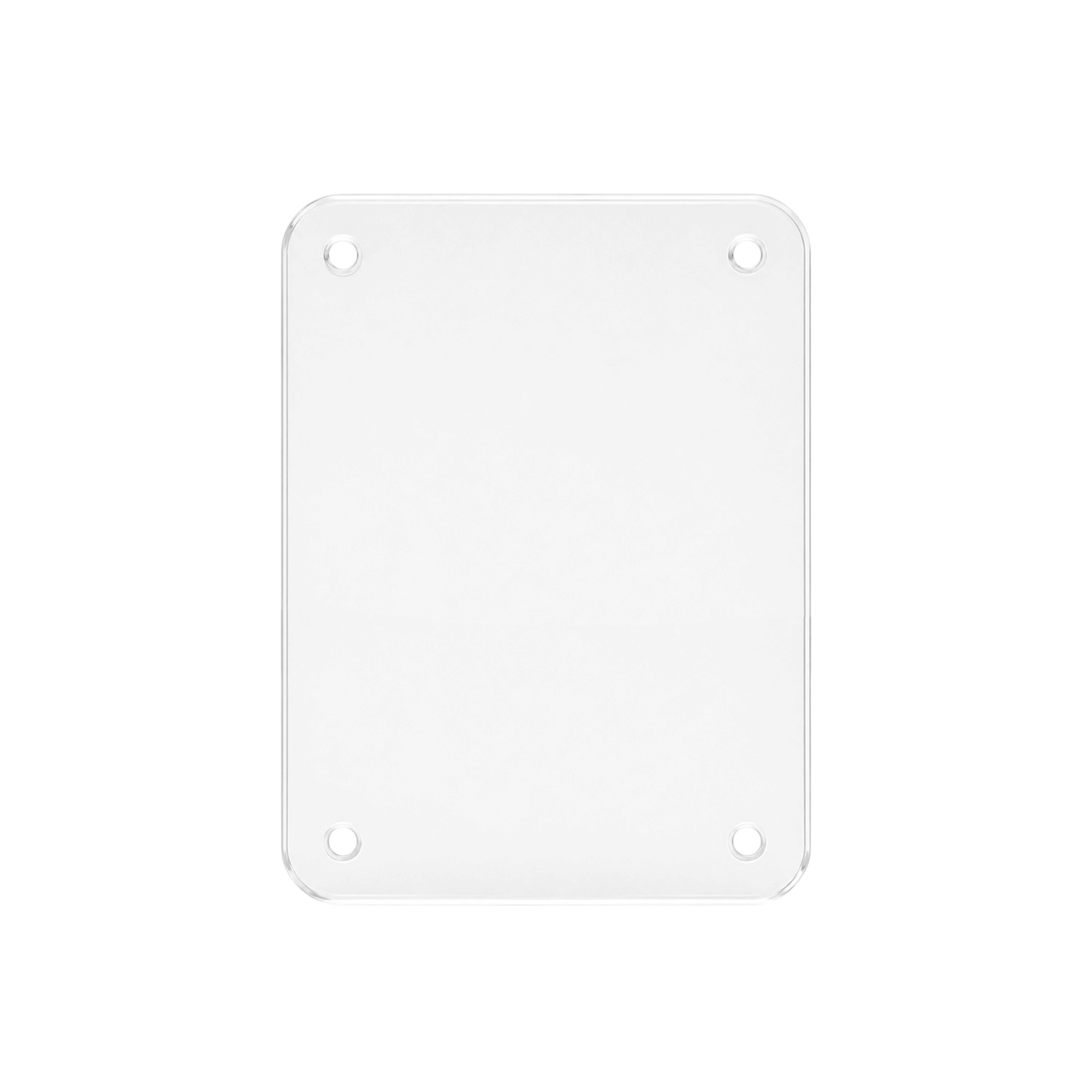 Suniik Soporte Acrílico Transparente para Matrícula VMP 80 × 60 mm | Incluye Tornillos de Montaje | Compatible con Patinetes Eléctricos