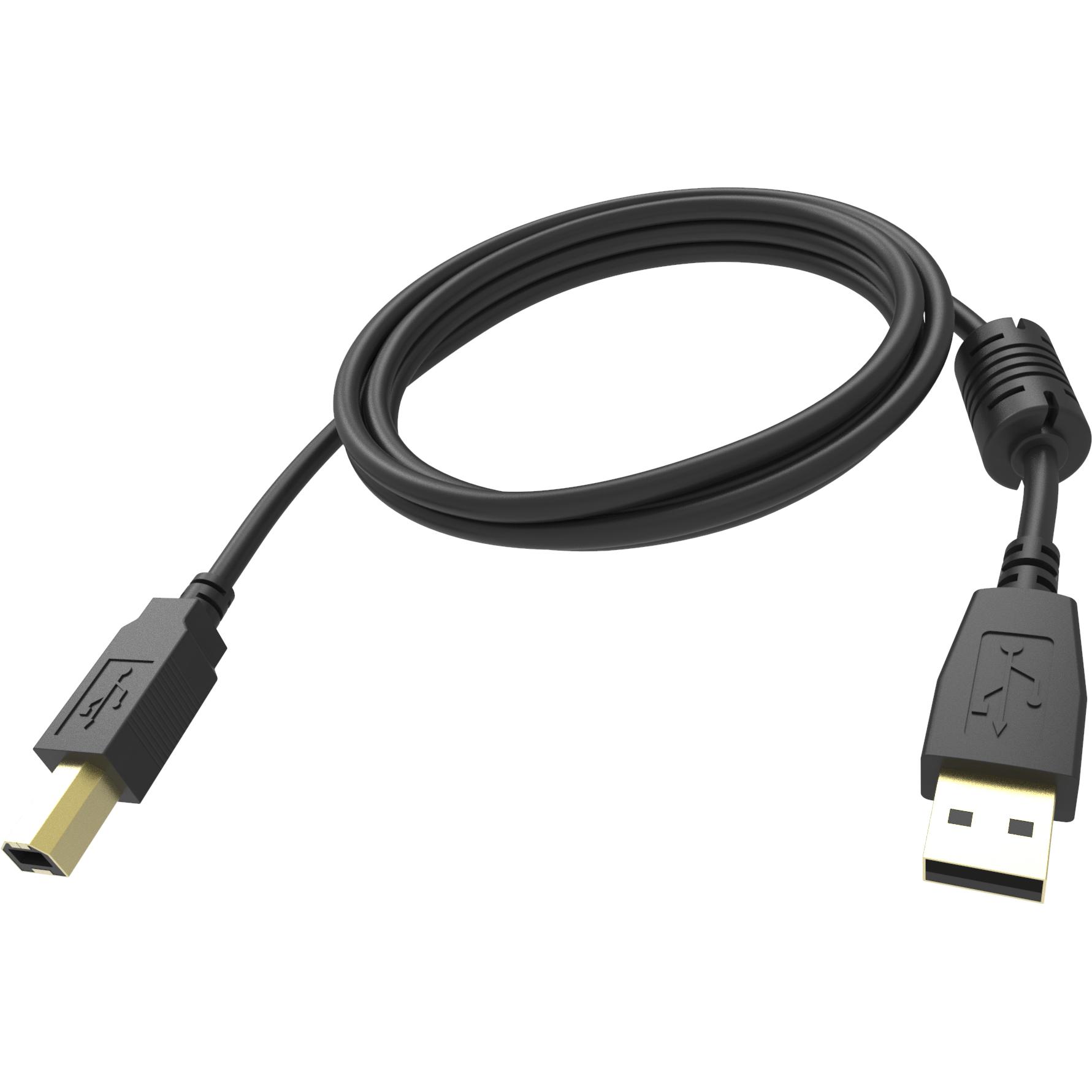 Cable USB 2.0 Vision Negro de 3 Metros | Instalación Profesional | Garantía de por Vida