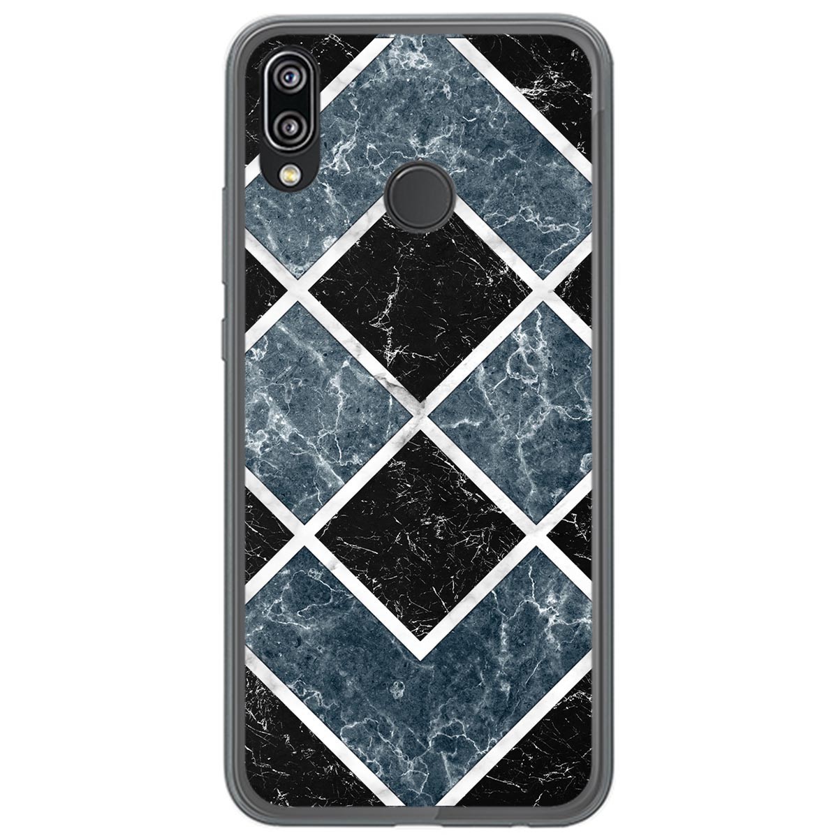 Tumundosmartphone Funda Gel Tpu para Huawei P20 Lite diseño Mármol 06 Dibujos