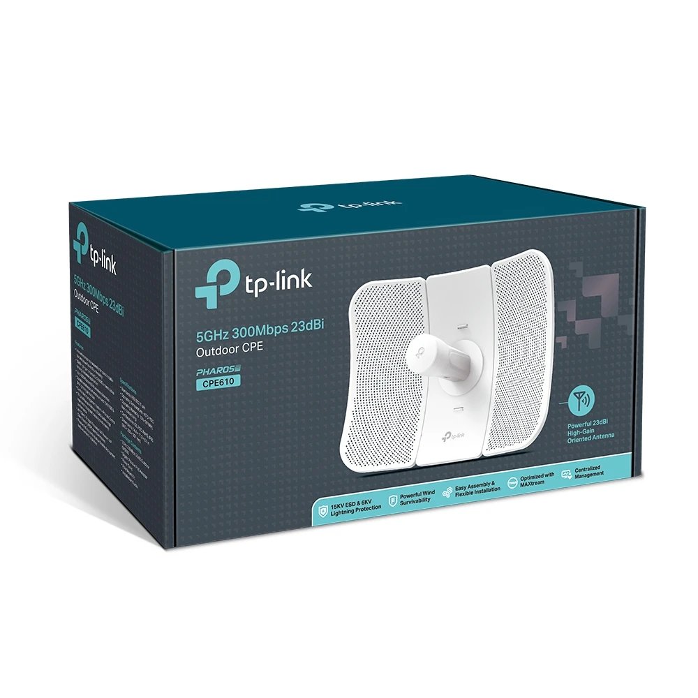 Rúter Ethernet WAN 5G 5 GHz Tp-Link TPL CPE610  | Blanco