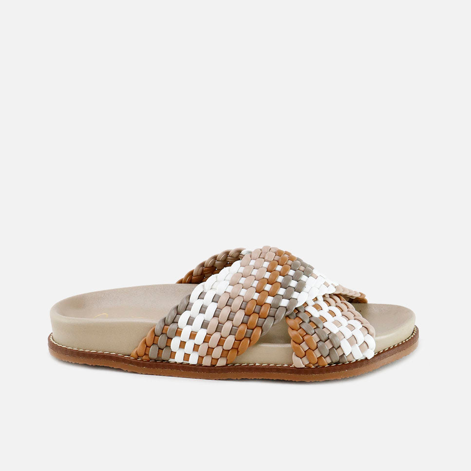 Sandalias bio cruzadas multicolor papanatas | Eli 1957