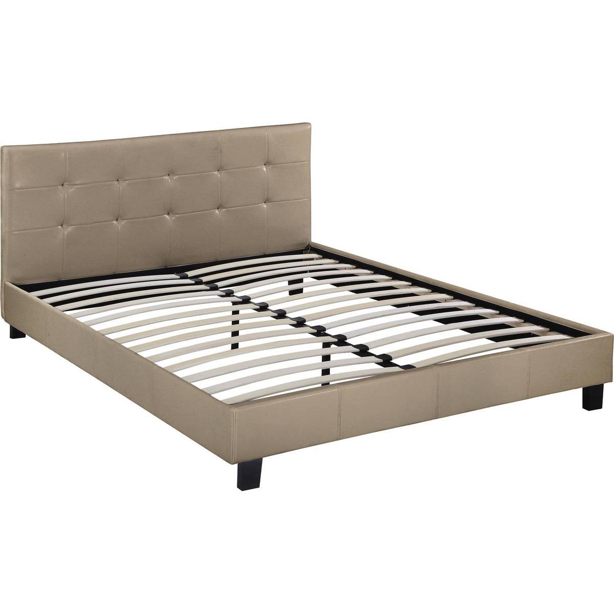 Habitat y Jardin - Cama "Julia" - 160 x 200 - Taupe