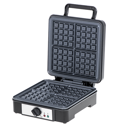 Adler | Máquina para hacer gofres | AD 3049 | 1200 W | Capacidad de masa: 4 | Bélgica | Negro