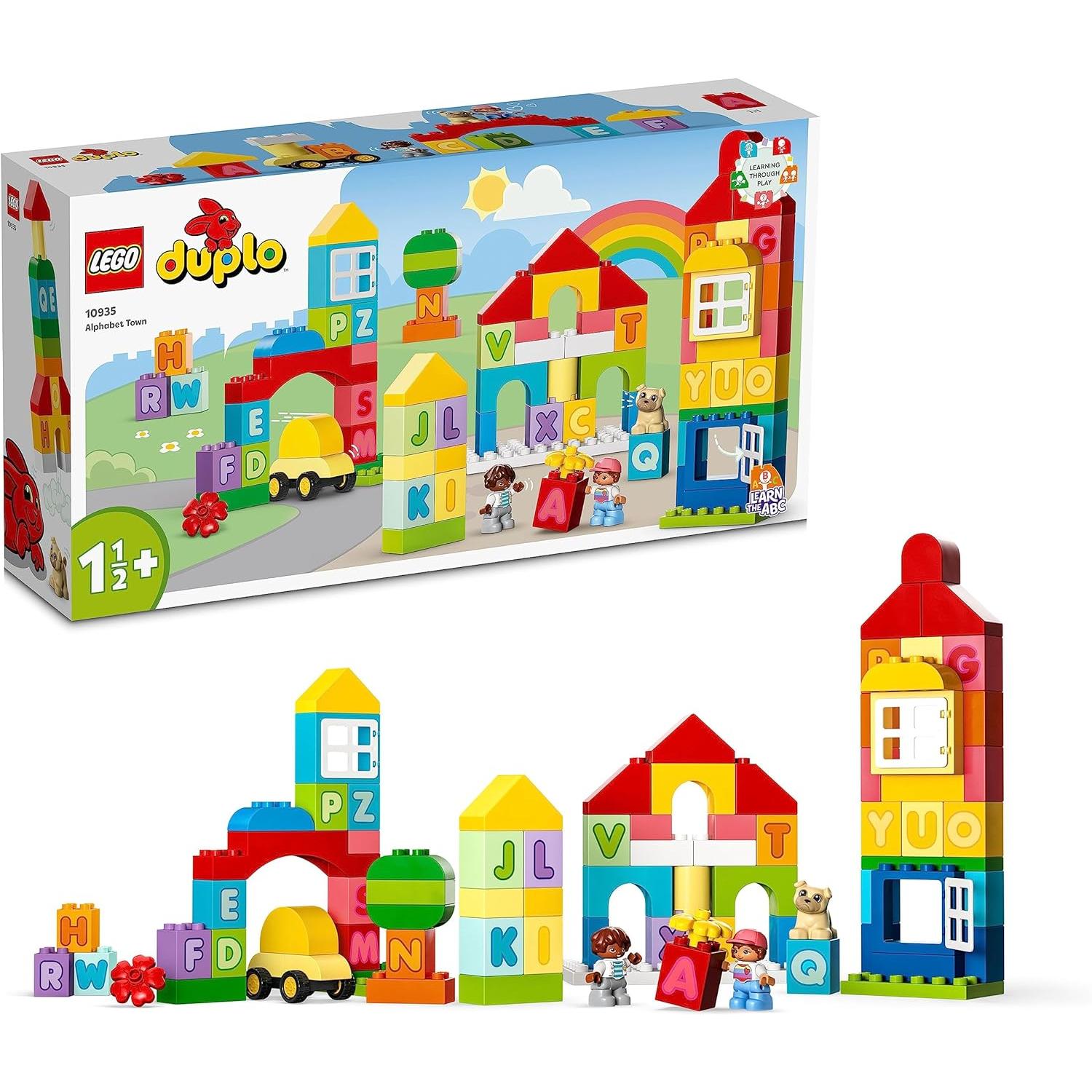 Playset lego duplo 10935 alphabet town 87 piezas