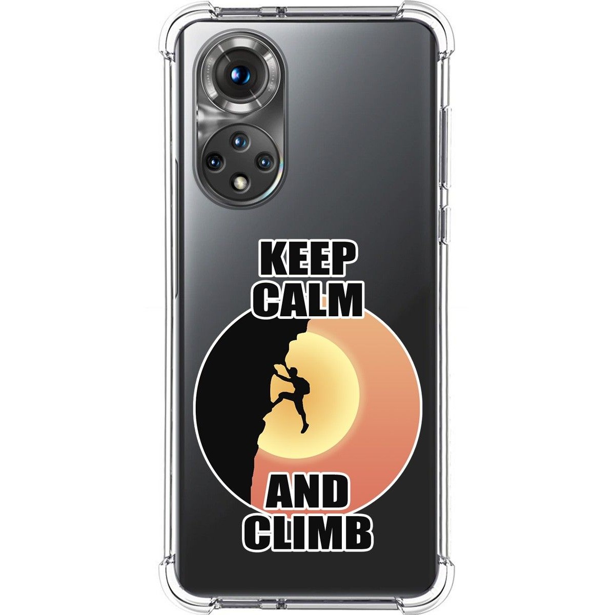 Funda Silicona Antigolpes para Huawei Nova 9 / Honor 50 5G diseño Hombre Escalada Dibujos