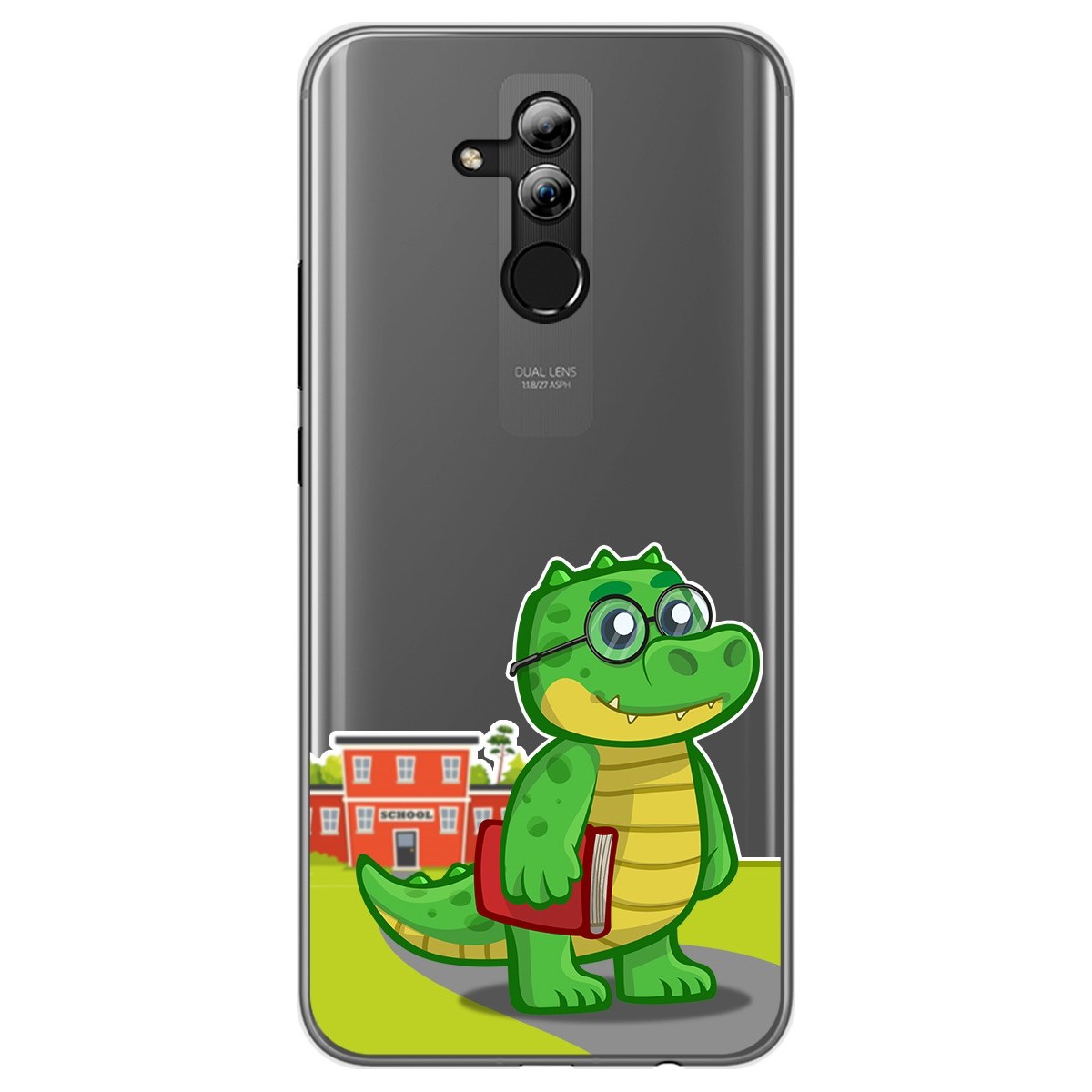 Tumundosmartphone Funda Gel Transparente para Huawei Mate 20 Lite diseño Coco Dibujos