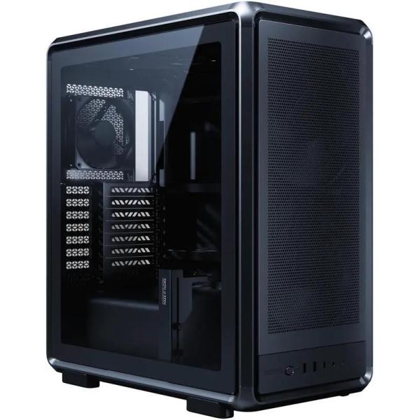 Cooler master masterframe 500 caja torre e-atx - ventana lateral - paneles intercambiables - 2 ventiladores de 200mm frontales - rejilla metal-mesh - 654x580x376mm - color negro