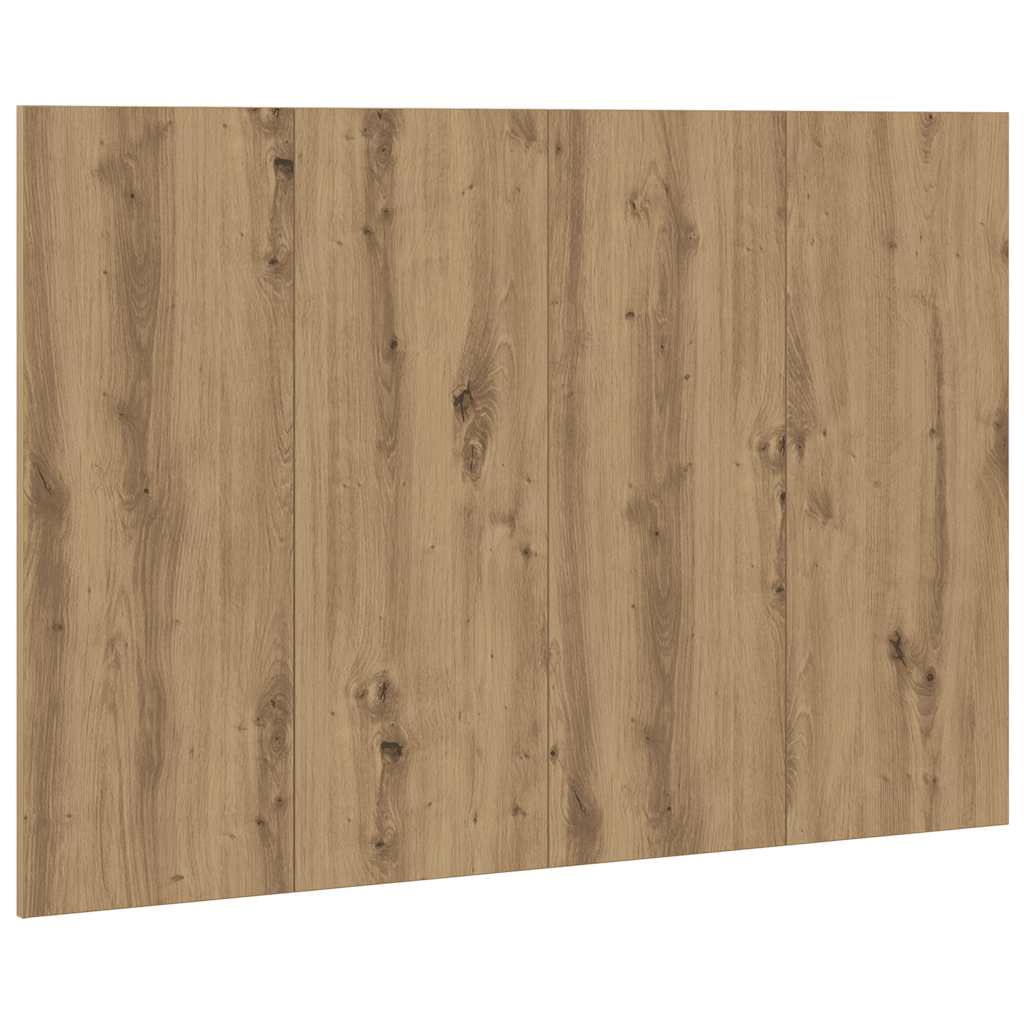 vidaXL Cabecero de cama madera ingeniería roble artisan 120x1,5x80 cm