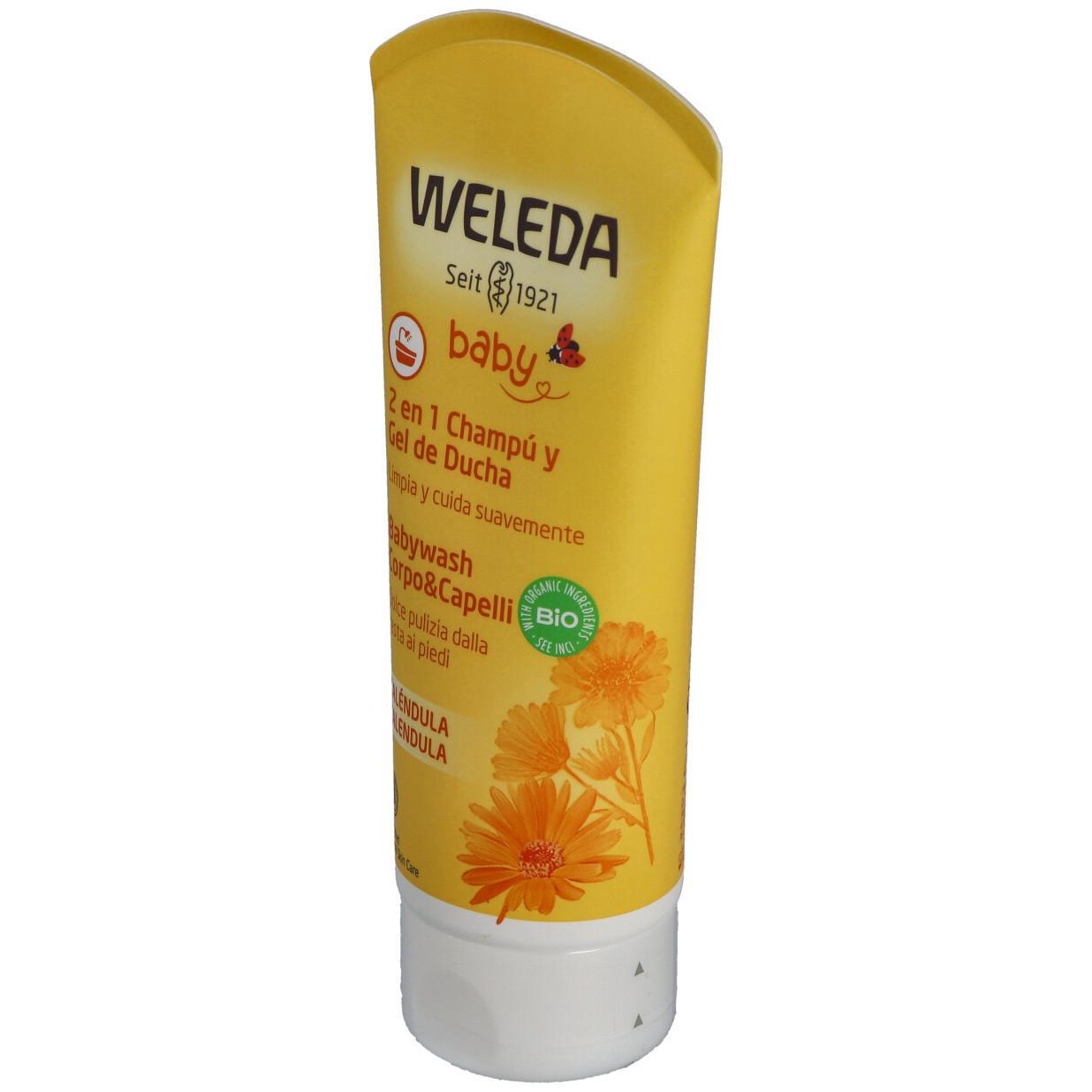 Weleda Champú Y Gel De Ducha De Caléndula, 200 Ml
