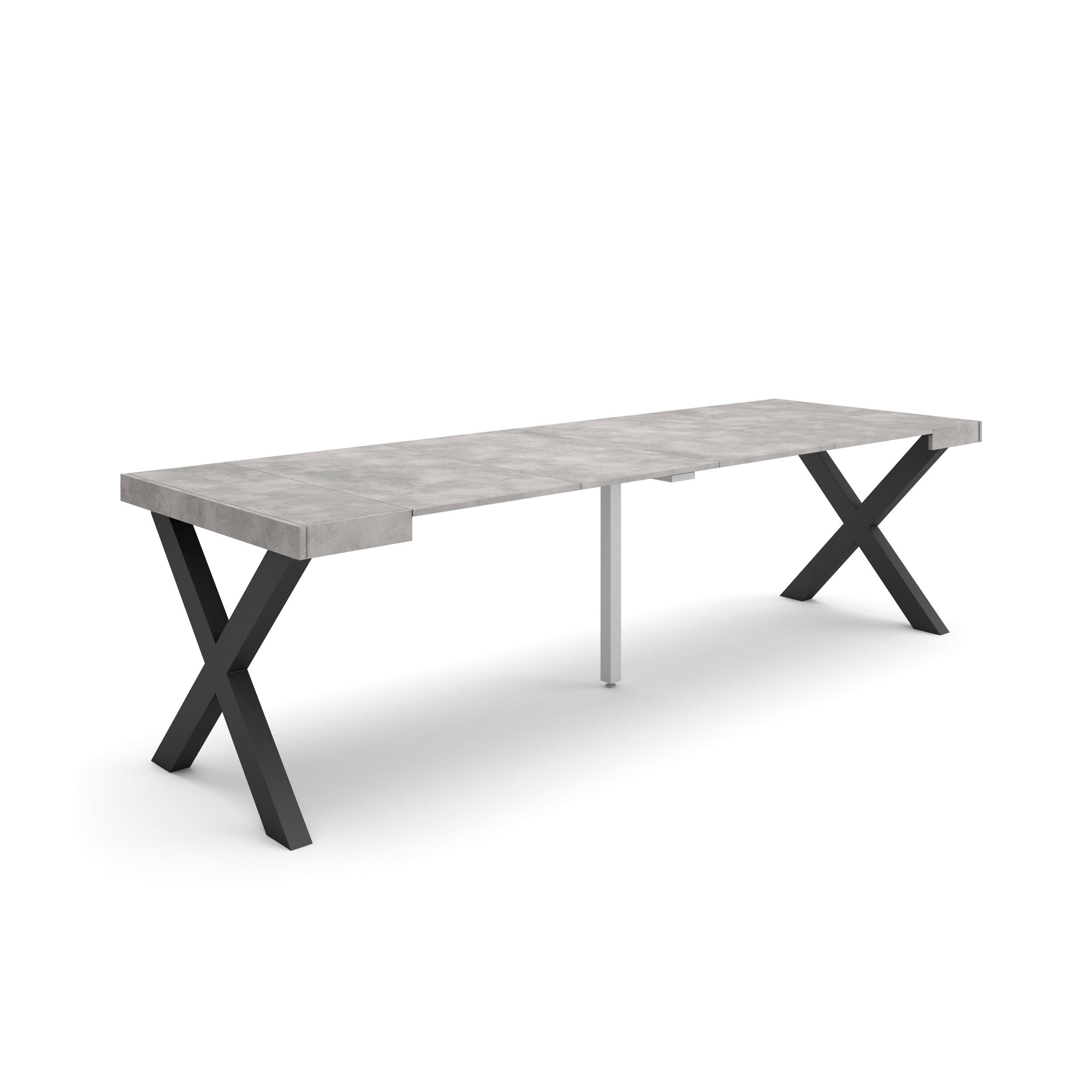 Skraut Home, Mesa Consola Extensible, Mesa Auxiliar, Tapa, 58/262x90x73cm, Práctica y Versátil, Varios colores disponibles