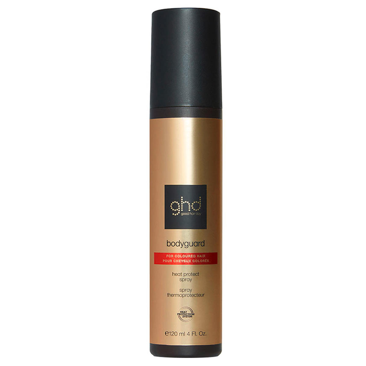 GHD Bodyguard Protector de Calor para Cabello Teñido 120 ml – Protección térmica hasta 230°C, preserva el color y fortalece la fibra capilar, textura ligera sin apelmazamiento