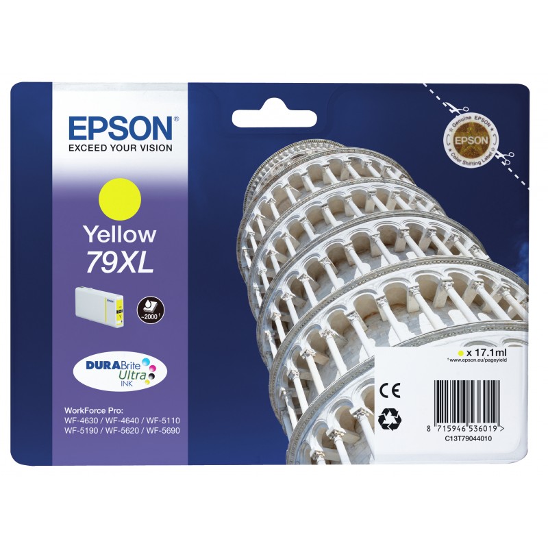 Epson - Tower of Pisa Cartucho 79XL amarillo C13T79044010