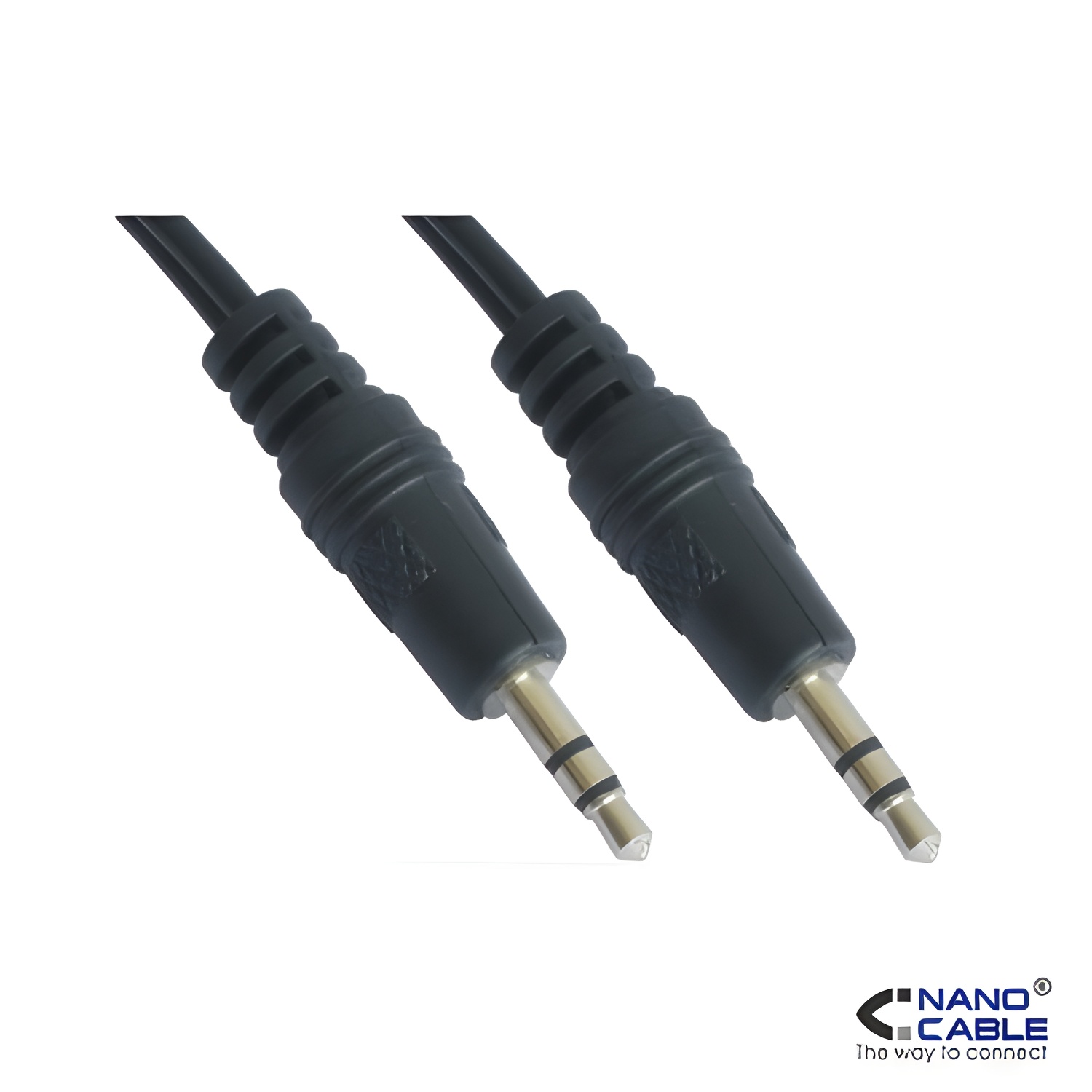 Nanocable - cable audio estereo de 5m conexión jack 3.5/m-3.5/m - para monitores, proyectores, pizarras, etc