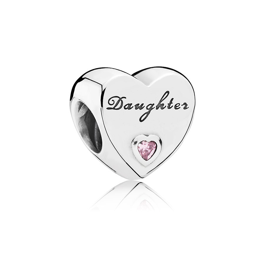 Pandora Joyería Charm Amor de Hija 791726PCZ , para Mujer