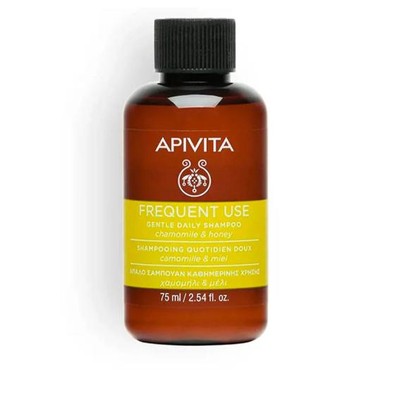 Apivita CHAMPÚ SUAVE DE USO DIARIO Hidrata, ofrece suavidad y elasticidad 75 ml