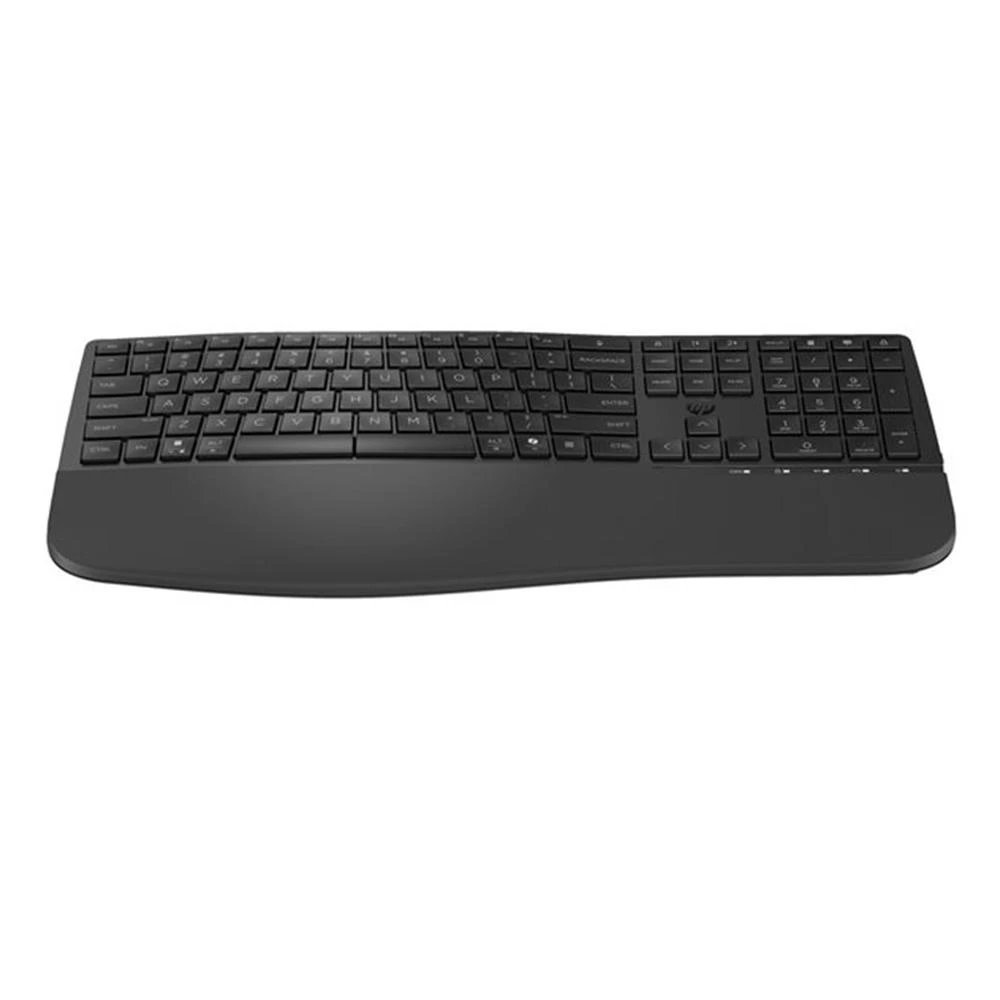 HP - Teclado inalámbrico HP 685 Modo Dual Comfort con teclas programables, membrana silenciosa y protección contra salpicaduras para oficina