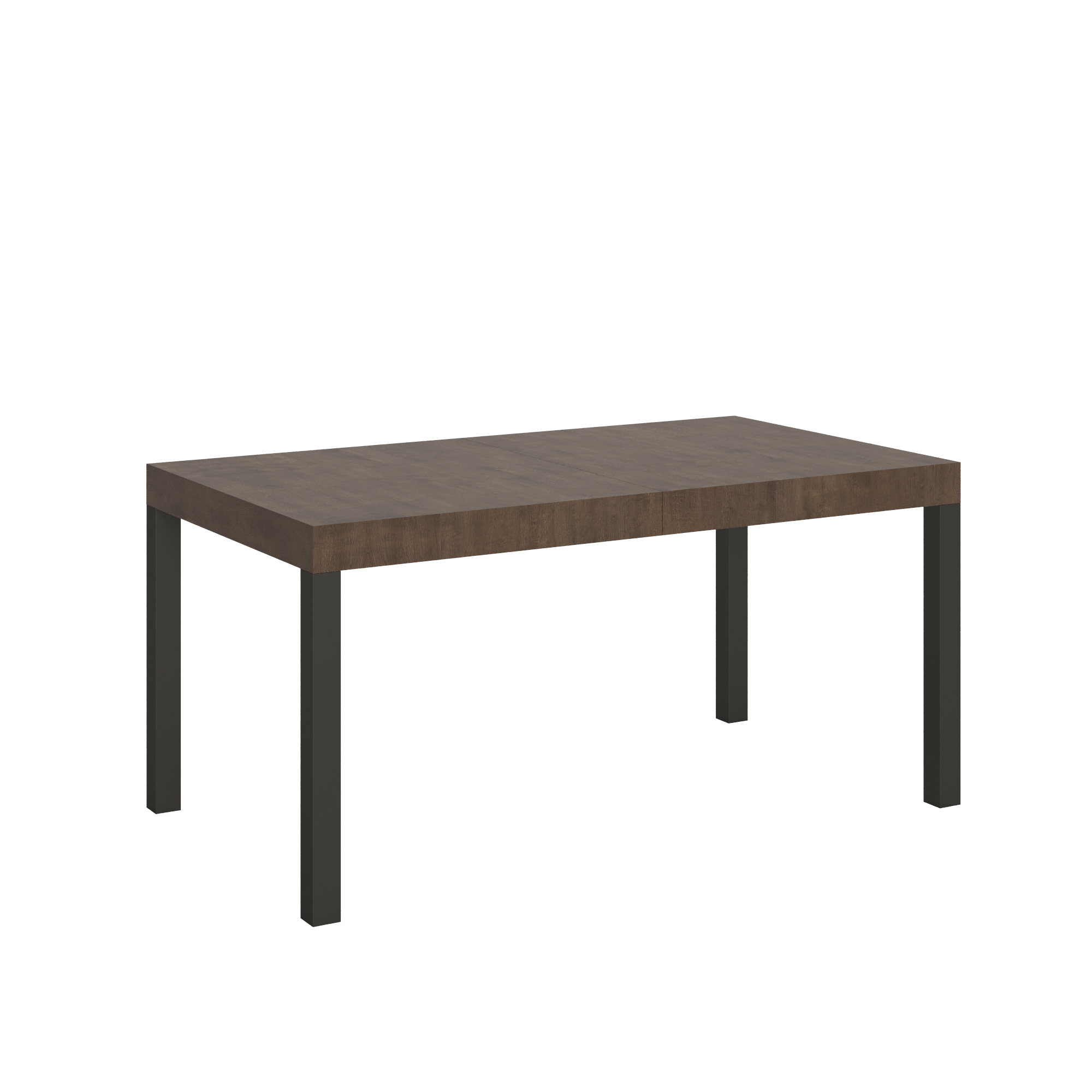 Mesa extensible 160/244x80 cm Everyday patas nogal antracita - Itamoby