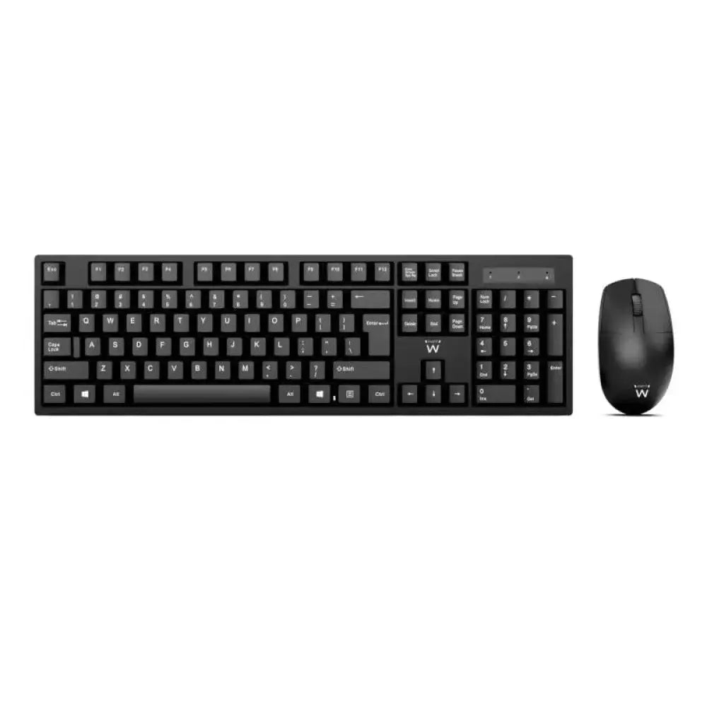 Teclado de membrana Ewent EW3281 Layout ES con ratón inalámbrico 2 en 1