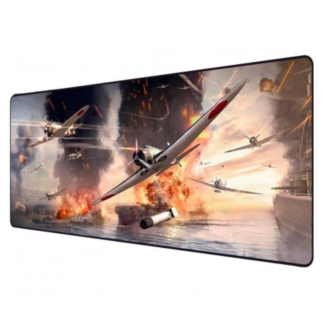 Alfombrilla de escritorio para ratón teclado gaming videojuegos antideslizante waterproof HD XXL 80x30cm COSHANO