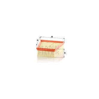 MANN FILTER Filtro de Aire MANN-FILTER C 2512 para Coche